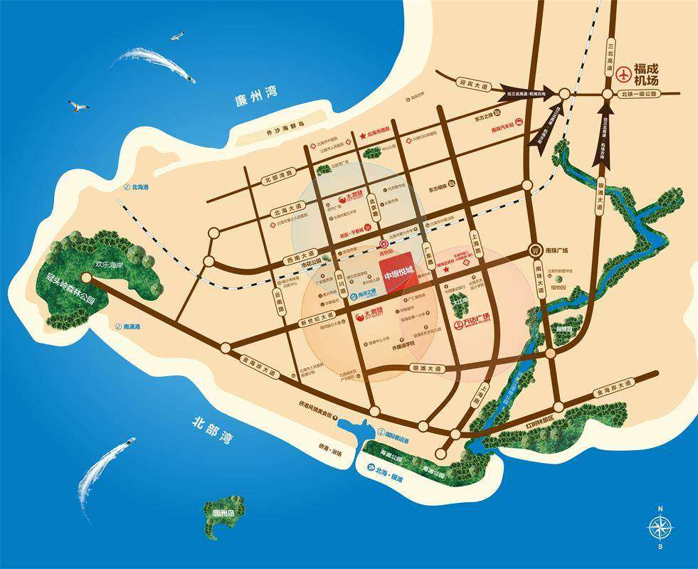 中垠悦城区位图